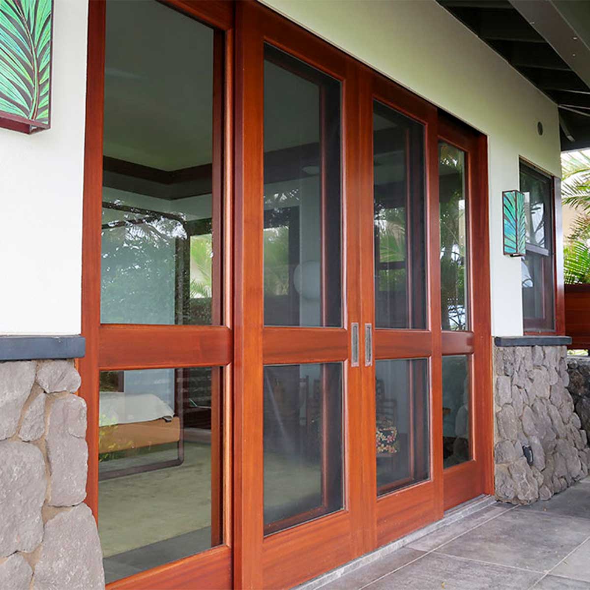 image of hardwood for custom doors supplied by Pacific American Lumber